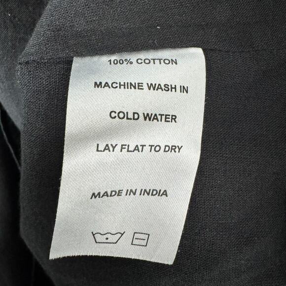 Marea Solana Mini Dress in Black Seashell Cotton Size XL - Picture 13 of 13